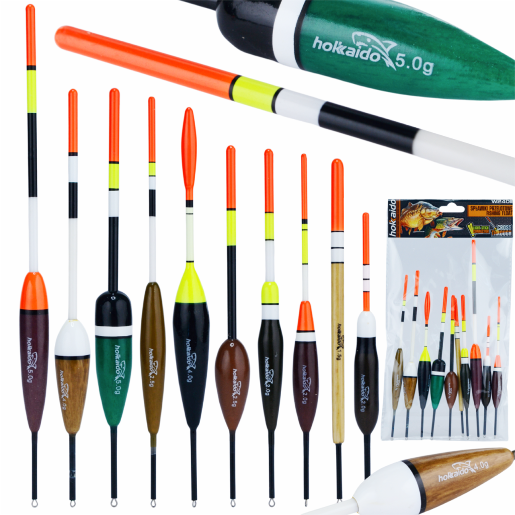 Hokkaido läbiva kinnitusega kalastusujukite komplekt 10 tk W24008P – 2 pakki / 20 ujukit