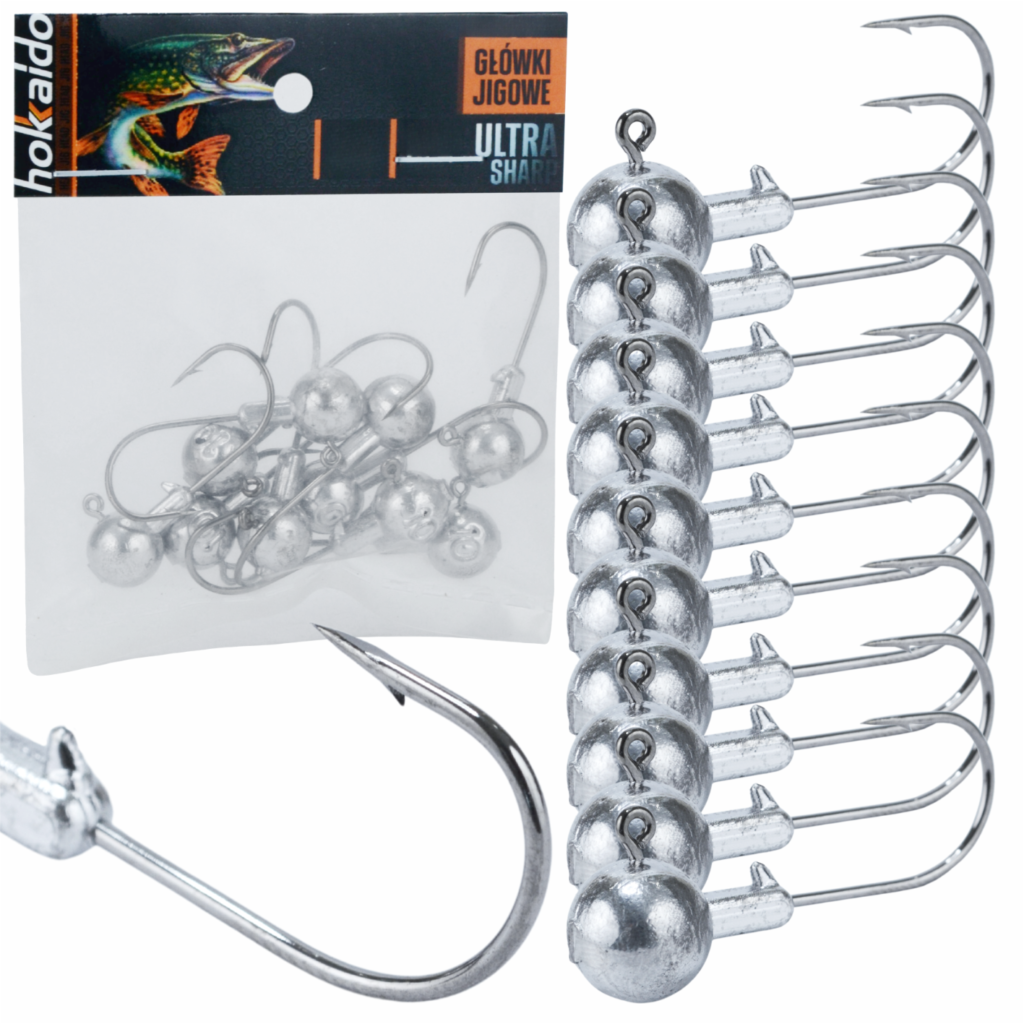 Hokkaido jigipeade komplekt 10 tk, konksu suurus 1/0, 10 g W26601