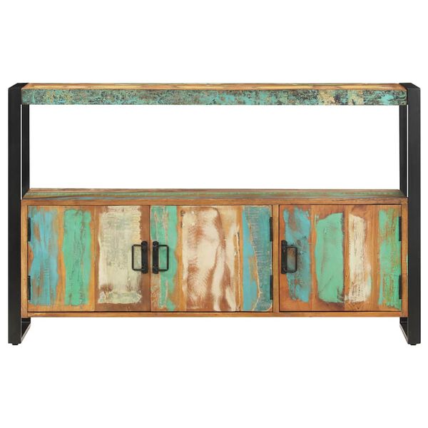 Puhvetkapp, 120 × 30 × 75 cm, toekas taaskasutatud puit