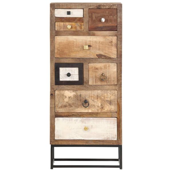 Kummut, 45 × 30 × 105 cm, toekas taaskasutatud puit