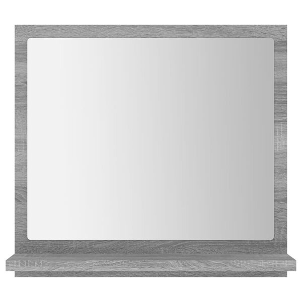 Vannitoapeegel, hall Sonoma tamm, 40 × 10,5 × 37 cm, tehispuit