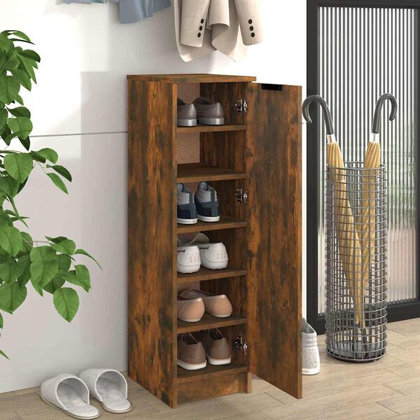 Jalatsikapp, suitsutatud tamm, 30 × 35 × 100 cm, tehispuit