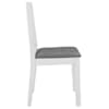3-osaline söögitoakomplekt, MDF, valge