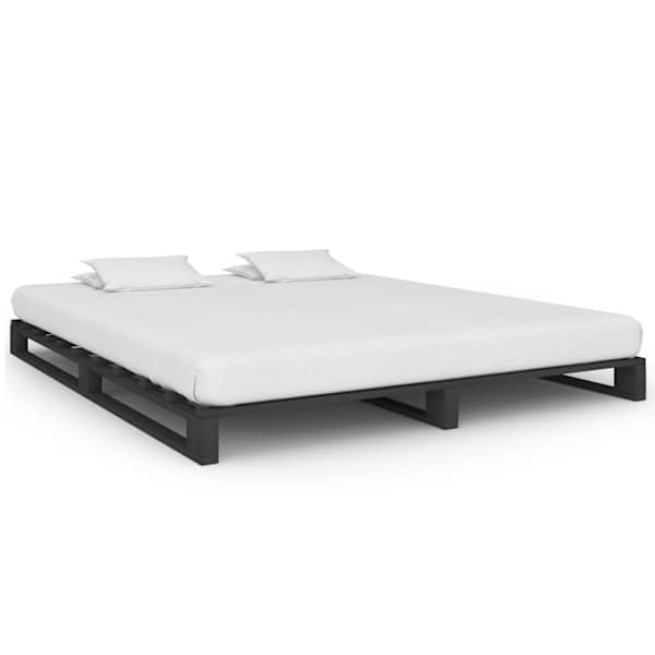Voodiraam, hall, 180 × 200 cm — mudel 285253