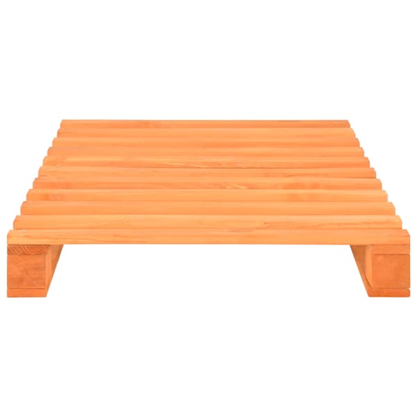 Voodiraam, pruun, 100 × 200 cm, männipuit — mudel 285263