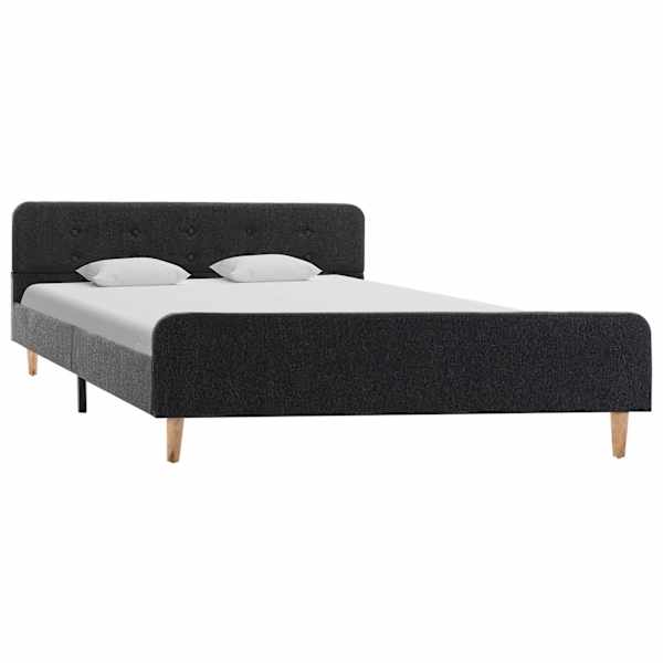 Voodiraam, tumehall, 160 × 200 cm — mudel 284898