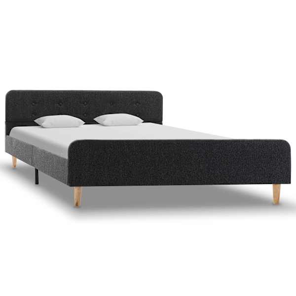 Voodiraam, tumehall, 160 × 200 cm — mudel 284898
