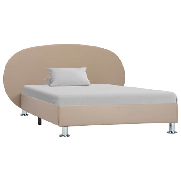 Voodiraam, cappuccino, 100 × 200 cm — mudel 285421