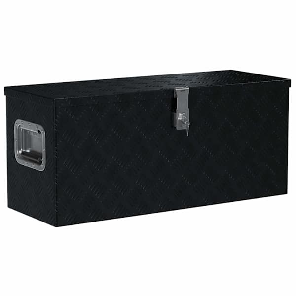 Alumiiniumist kast 80 × 30 × 35 cm, must