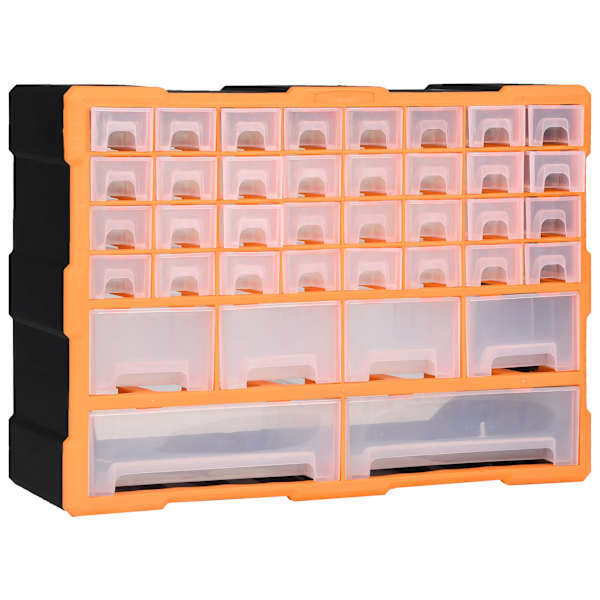 Mitme sahtliga organiseerija 38 sahtliga 52 × 16 × 37,5 cm