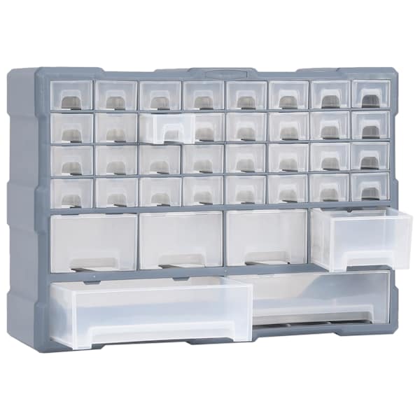 Mitme sahtliga organiseerija 38 sahtliga 52 × 16 × 37,5 cm