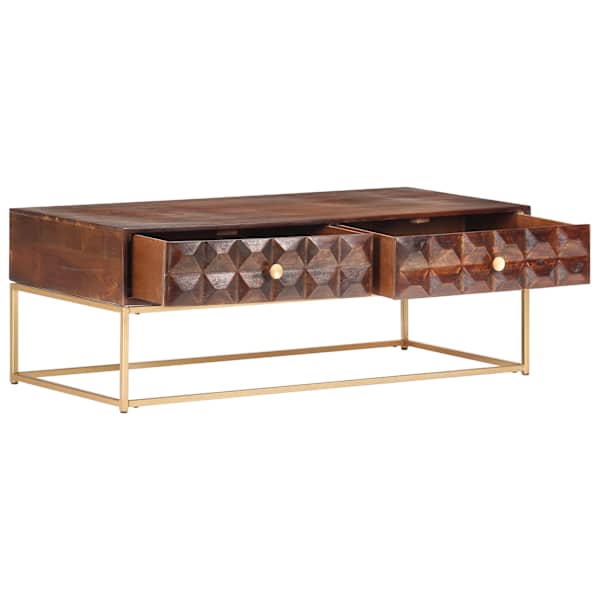 Kohvilaud 112 × 50 × 40 cm, toekast mangopuidust