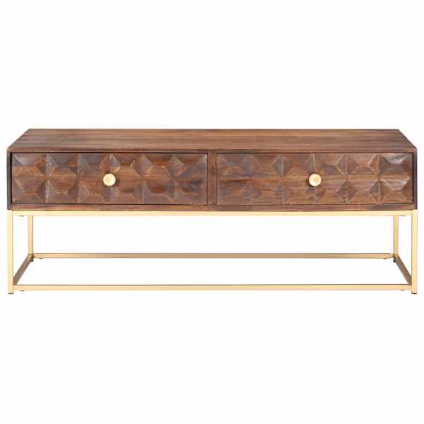 Kohvilaud 112 × 50 × 40 cm, toekast mangopuidust