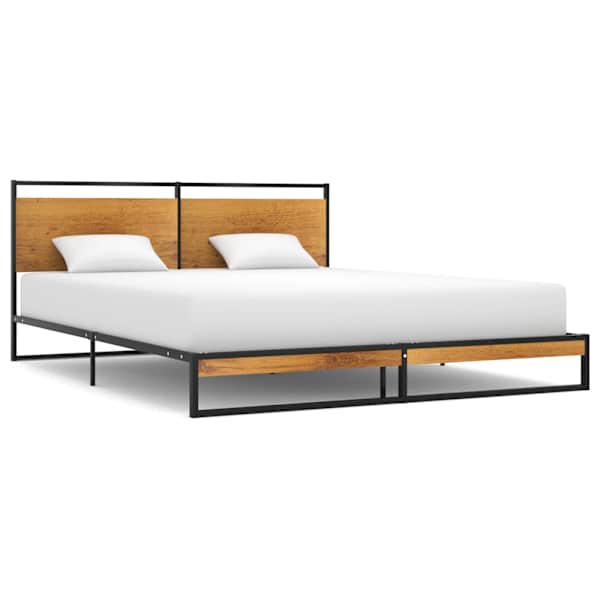 Voodiraam, 140 × 200 cm, metall — mudel 324865