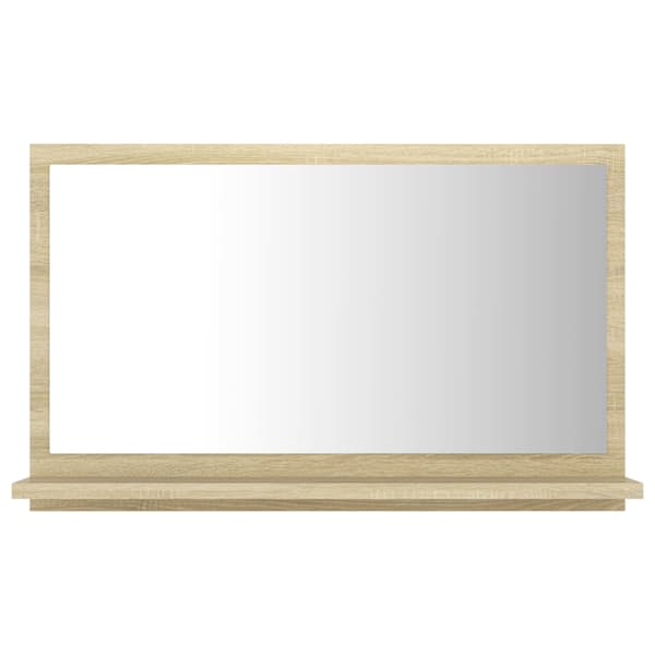 Vannitoa peeglikapp Sonoma tamm 60 × 10,5 × 37 cm tehispuit
