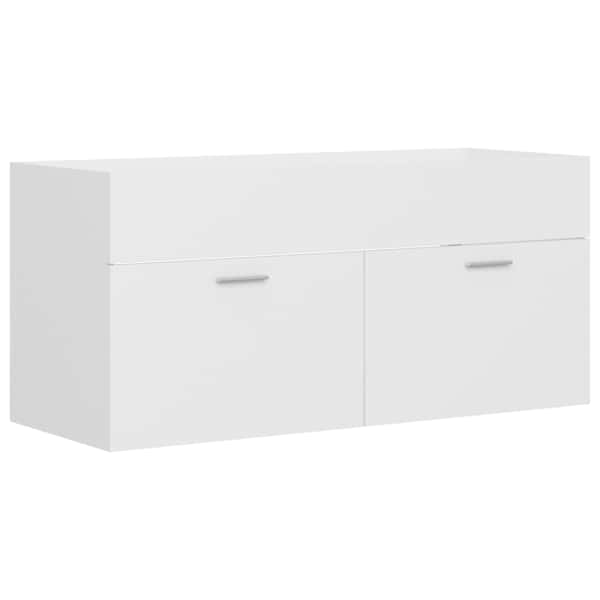 Valamukapp, valge, 100 × 38,5 × 46 cm, tehispuit