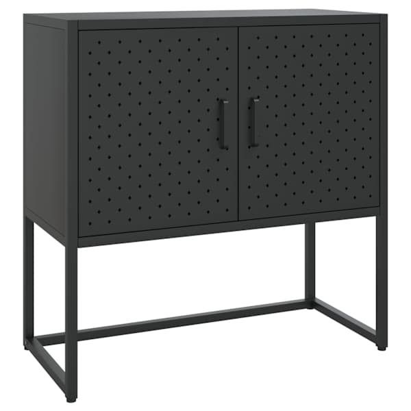 Puhvetkapp, must, 75 × 35 × 75 cm, teras
