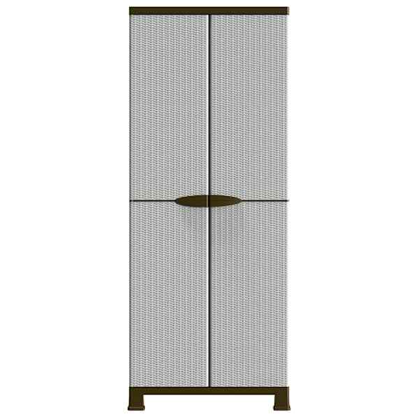 Plastkapp, 68 × 39 × 171,5 cm, rotang disain