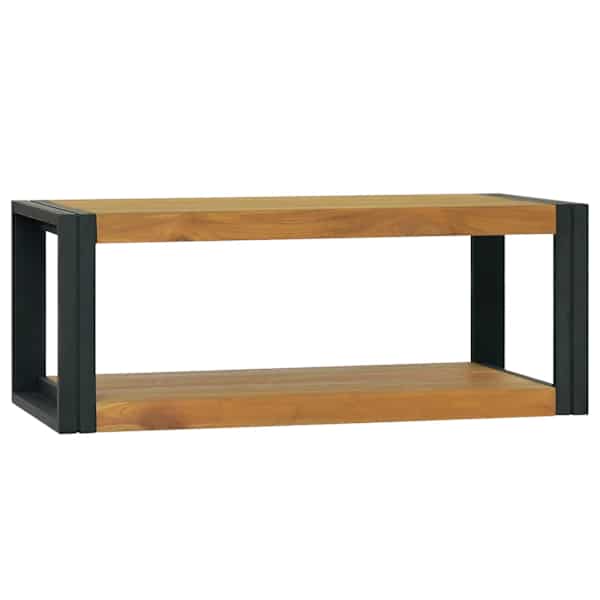 Seinale kinnitatav vannitoakapp, 90 × 45 × 35 cm, tiikpuu