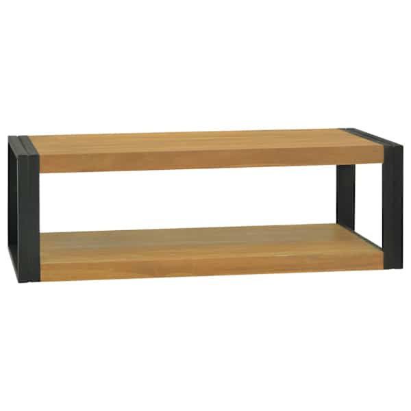 Seinale kinnitatav vannitoakapp, 110 × 45 × 35 cm, tiikpuu