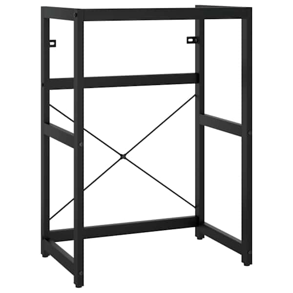 Vannitoa valamuraam, must, 59 × 38 × 83 cm, raud
