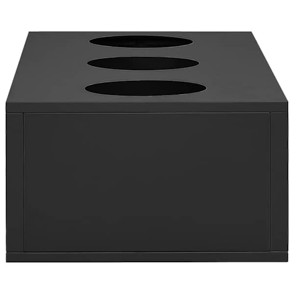 Taimekastiga kontorikapp, antratsiithall, 90 × 40 × 125 cm, teras