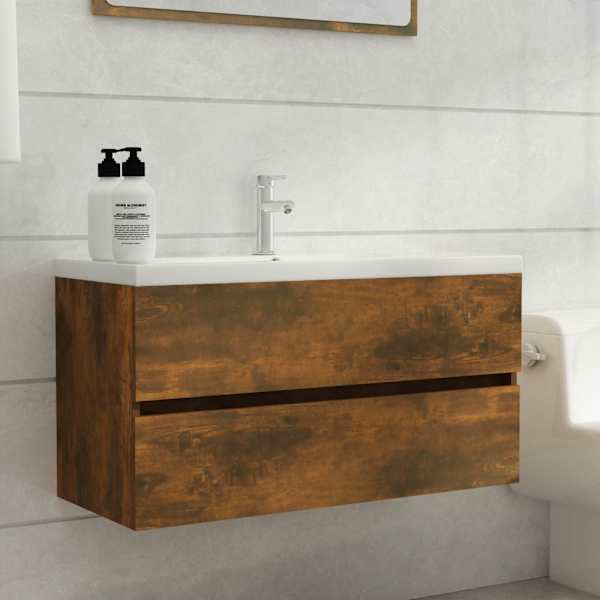 Valamukapp, suitsutatud tamm, 90 × 38,5 × 45 cm, tehispuit