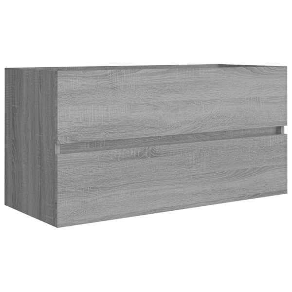 Valamukapp, hall Sonoma tamm, 90 × 38,5 × 45 cm, tehispuit