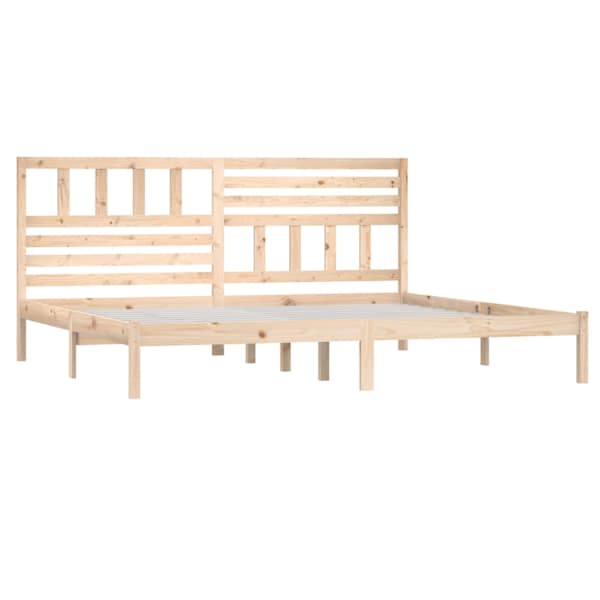 Voodiraam peatsiga, 180 × 200 cm, männipuit — mudel 3101038