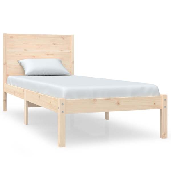 Voodiraam peatsiga, 75 × 190 cm, männipuit — mudel 3104113