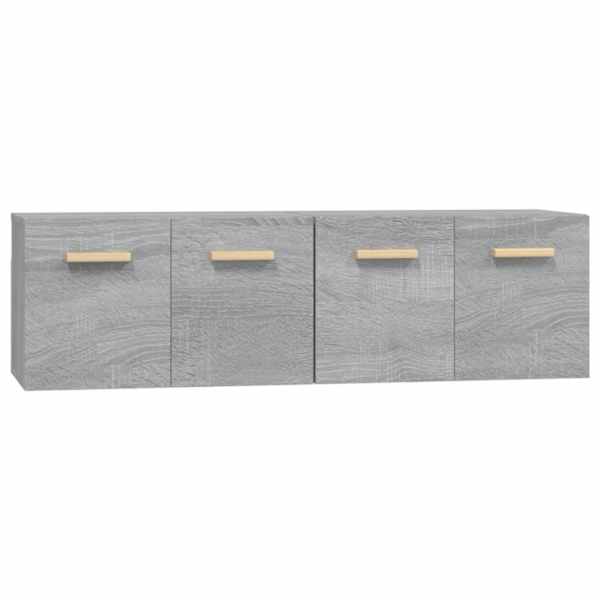 Seinakapid, 2 tk, hall Sonoma tamm, 60 × 36,5 × 35 cm, tehispuit