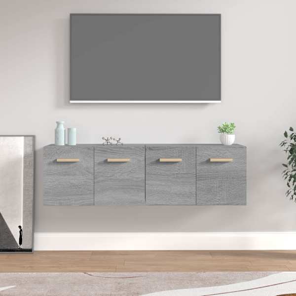 Seinakapid, 2 tk, hall Sonoma tamm, 60 × 36,5 × 35 cm, tehispuit