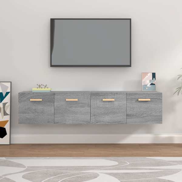 Seinakapid, 2 tk, hall Sonoma tamm,80 × 35 × 36,5 cm, tehispuit
