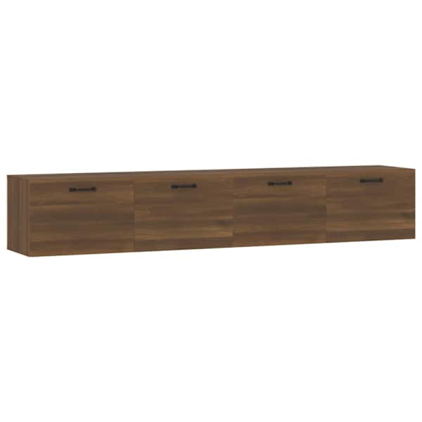 Seinakapid 2 tk, pruun tamm 100 × 36,5 × 35 cm tehispuit