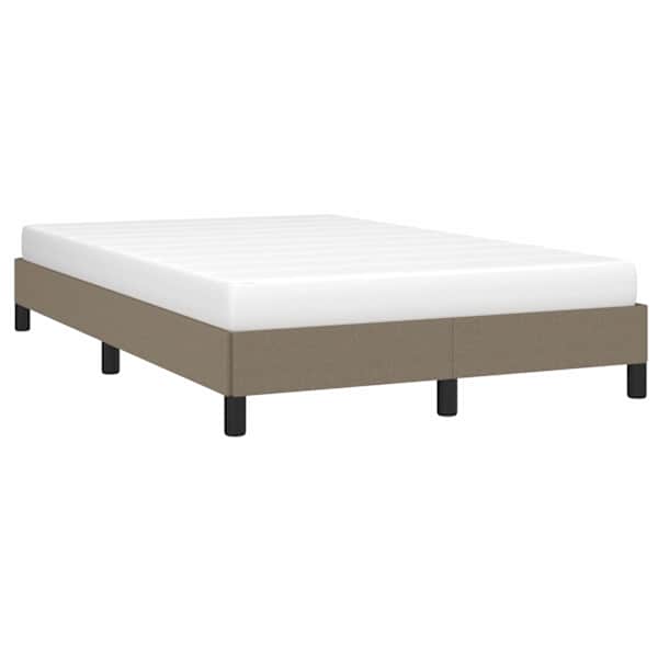 Voodiraam ilma Madratsita Taupe 120 × 200 cm kangas