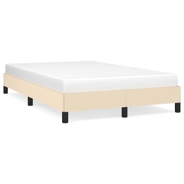 Voodiraam ilma Madratsikreemita 120 × 200 cm kangas