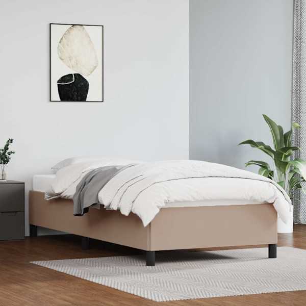 Voodiraam, cappuccino, 100 × 200 cm — mudel 347238