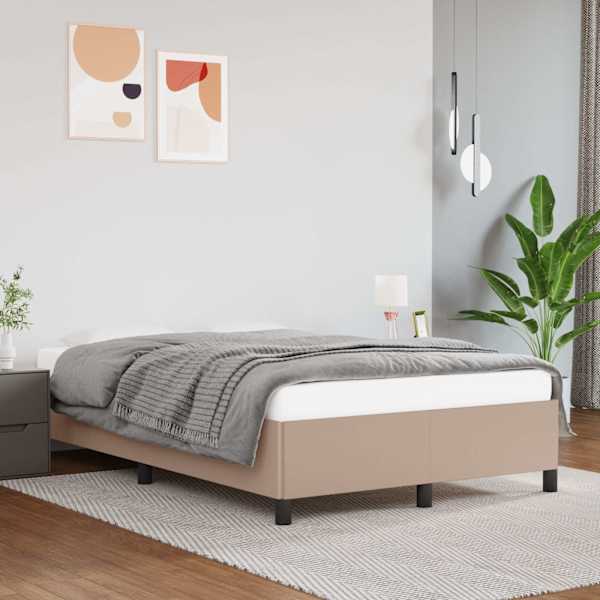Voodiraam, cappuccino, 120 × 200 cm — mudel 347244