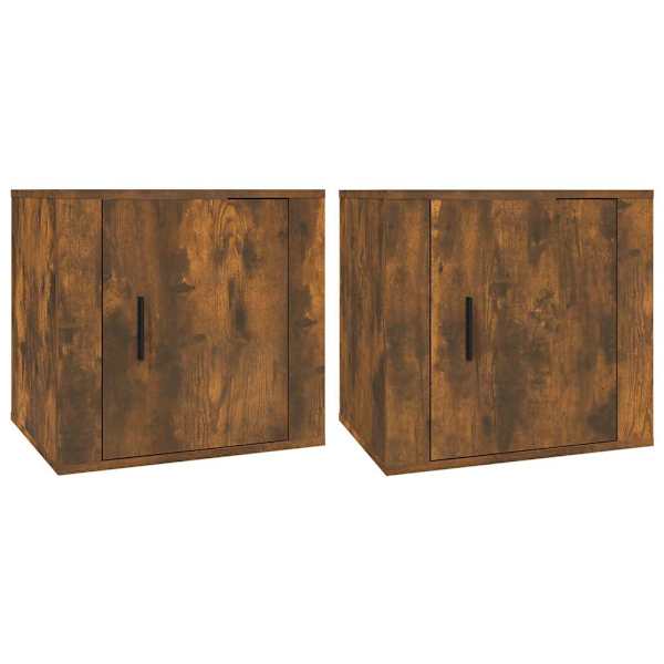 Öökapid 2 tk, suitsutatud tamm, 50 × 39 × 47 cm