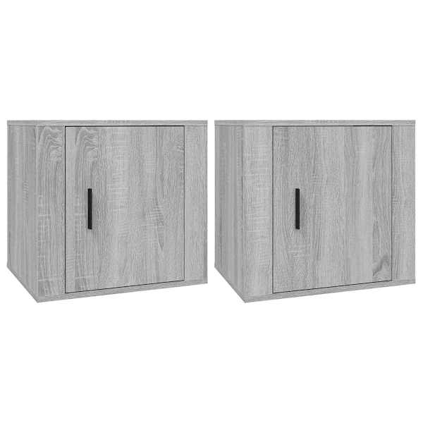 Öökapid 2 tk, hall Sonoma tamm, 50 × 39 × 47 cm