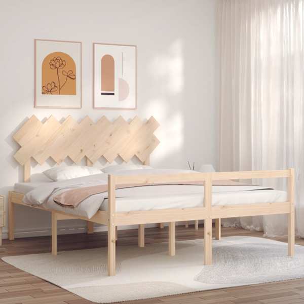 Voodiraam peatsiga, 160 × 200 cm — mudel 3195556