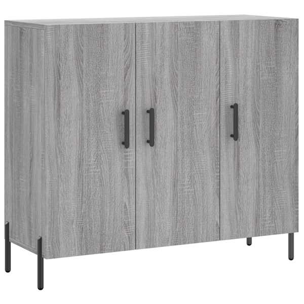 Puhvetkapp, hall Sonoma tamm, 90 × 34 × 80 cm, tehispuit