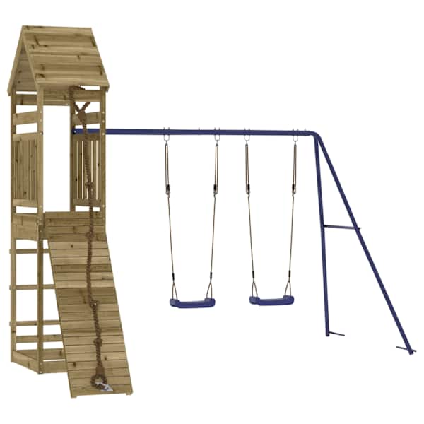 Õue mänguväljak, immutatud männipuit, 315 × 257 × 264 cm – mudel 3156906