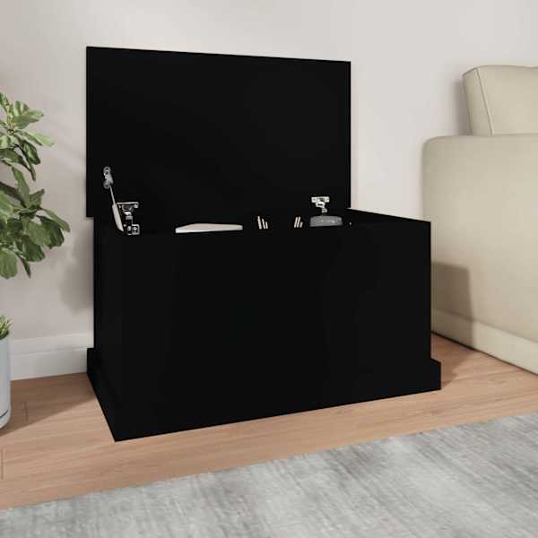 Hoiukast, must, 70 × 40 × 38 cm, tehispuit