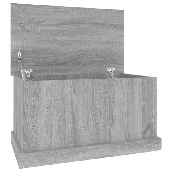 Hoiukast, hall Sonoma tamm, 70 × 40 × 38 cm, tehispuit