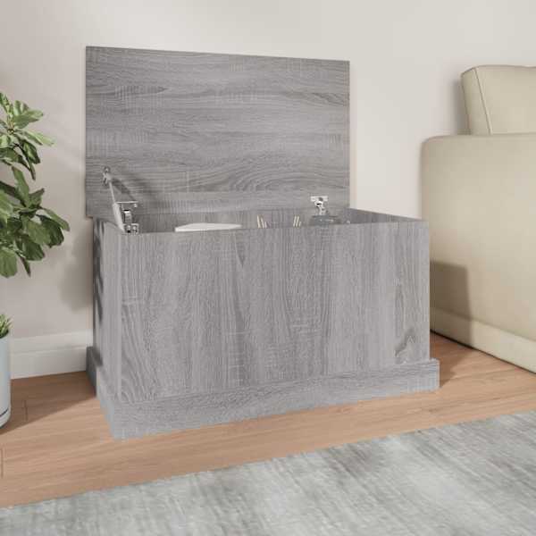Hoiukast, hall Sonoma tamm, 70 × 40 × 38 cm, tehispuit