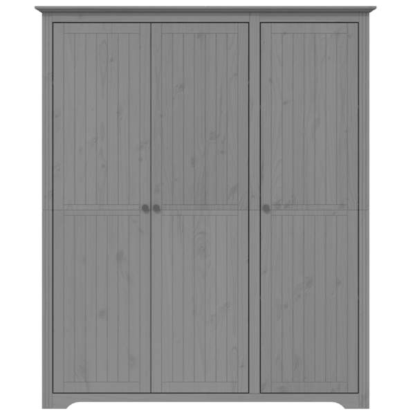 Riidekapp BODO, hall, 146 × 53,5 × 173 cm, männipuit