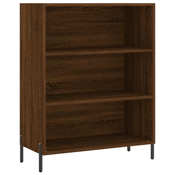 Kõrge kapp, pruun tamm, 69,5 × 32,5 × 180 cm, tehispuit