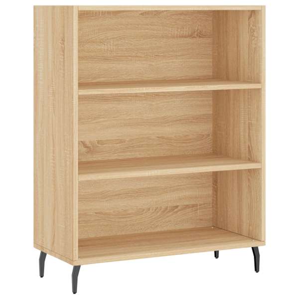 Kõrge kapp, Sonoma tamm, 69,5 × 32,5 × 180 cm, tehispuit