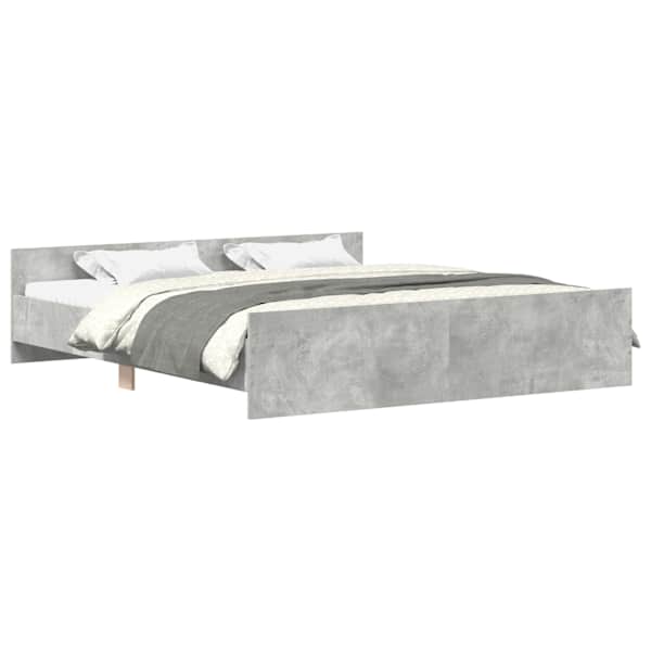 Voodiraam, betoonhall, 200 × 200 cm — mudel 3203736
